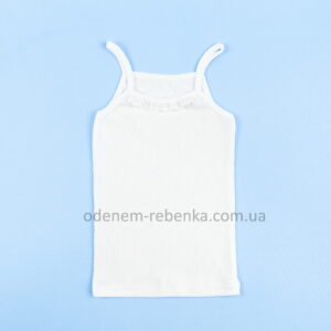 майка дитяча для дівчинки, майка біла для дівчинки, майка белая для девочки, майка топ, майка для дівчинки