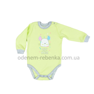 боді, боди салатовое, боди длинный рукав, бодики, боді для малюків, бодікі