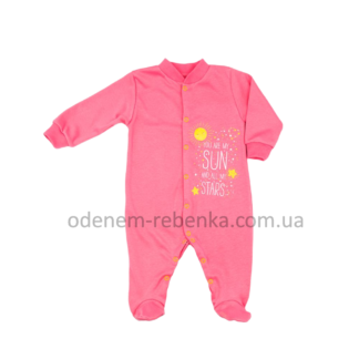 Комбінезон для немовлят, чоловічок на дівчинку, комбінезон рожевий, комбінезон для дівчинки, комбинезон на девочку розовый, слип для девочки однотонный