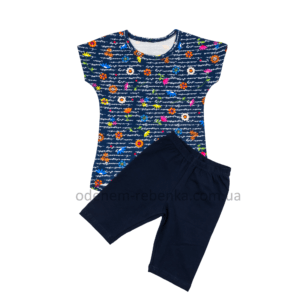 літній одяг,дитячий одяг віл виробника,для дівчаток,піжама з квіточками