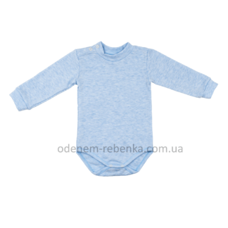 боді дитяче тепле блакитного кольору, боді дитяче утеплене, боді на 1 рік, боди детское