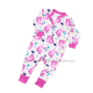 комбінезон з єдинорігом, чоловічок теплий, ромпер дитячий, ромпер для малюка, чоловічок, дитячий ромпер 12-24, слип 12-24, комбінезон теплий для дівчинки