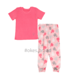 Піжама на дівчинку літня, літній одяг, дитячий одяг від виробника, піжама для дівчаток, піжама рожева на дівчаток