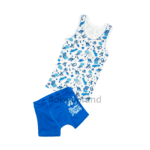 Комплект майка c боксерами с машинками, майка с трусами, білизна для хлопчика з машинками, труси з машинками, майка з машинками