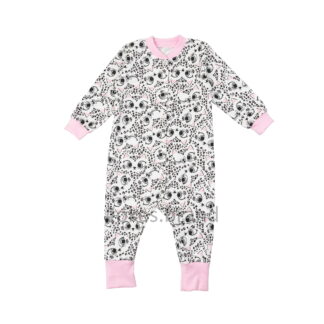 Дитячий чоловічок 9-18, сліп, комбінезон для дівчинки з котами, сліп для дівчинки, піжамка з котами, чоловічок для малюків, чоловічок рожевий, слип на девочку, слип детский