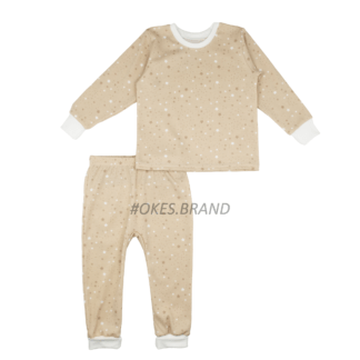 Піжама для хлопчика бежевого кольору, піжама для хлопчиків, детская пижама для мальчика, піжама з зірочками, дитячі піжами на хлопчиків, піжами на хлопчиків, купити піжаму для хлопчиків, піжама для дівчинки