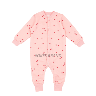 Дитячий чоловічок 9-18, сліп, комбінезон для дівчинки, спальник для дівчинки, піжамка дитяча, чоловічок для малюків, чоловічок рожевий, слип на девочку, слип детский