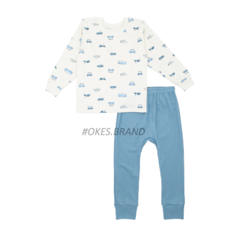 Піжама для хлопчика блакитного кольору, піжама для хлопчиків з машинками, детская пижама для мальчика, піжама з машинкою, піжами на хлопчиків, купити піжаму для хлопчиків