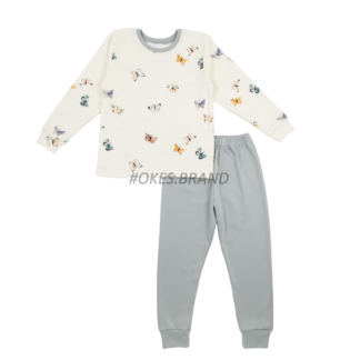 Піжама з метеликами на дівчинку, піжама дитяча, піжама для дівчинки, піжама сірого кольору, пижама для девочки купить, купить піжама для дівчинки, піжама дівчинка, піжама на 4 роки, піжама в садочок, піжама на 10 років