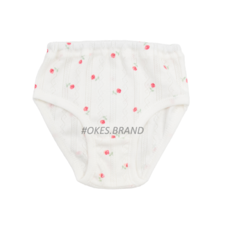 Бавовняні труси на дівчинку із квіточками, труси для дівчинки з бавовни, трусики для девочки