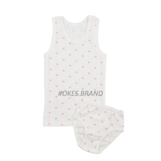 Комплект майка з трусами на дівчинку, майка на дівчинку, майка для дівчаток, майка+труси для дівчаток, майка с трусами для девочки, комплект майка з трусами для дівчинки